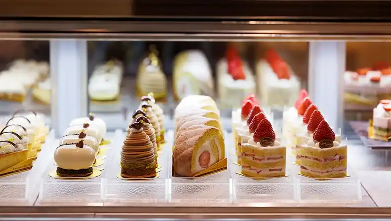 福岡のホテルのケーキ屋のイメージ