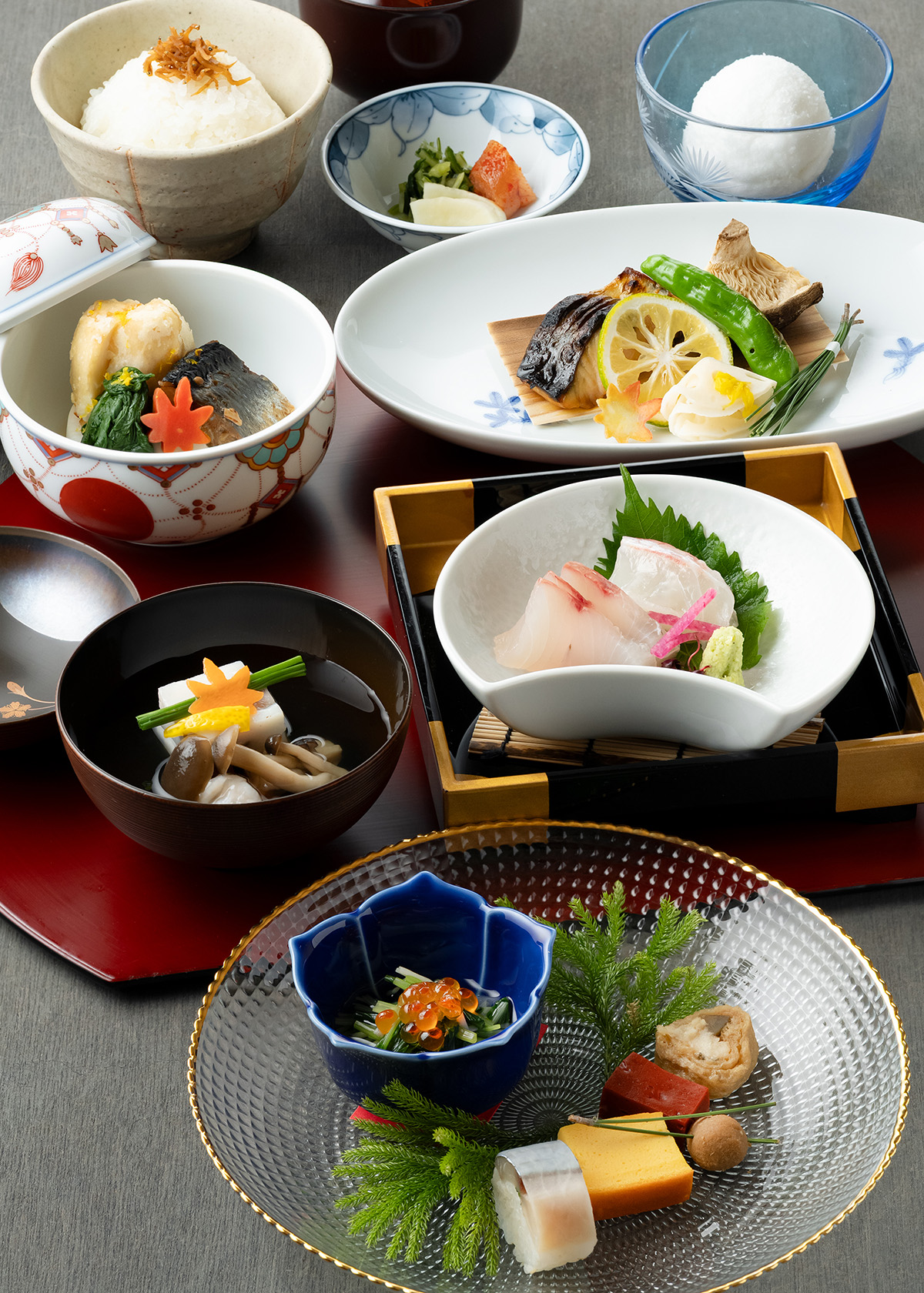 福岡の日本料理は、ホテルオークラ福岡の和食堂山里　ミニ会席画像